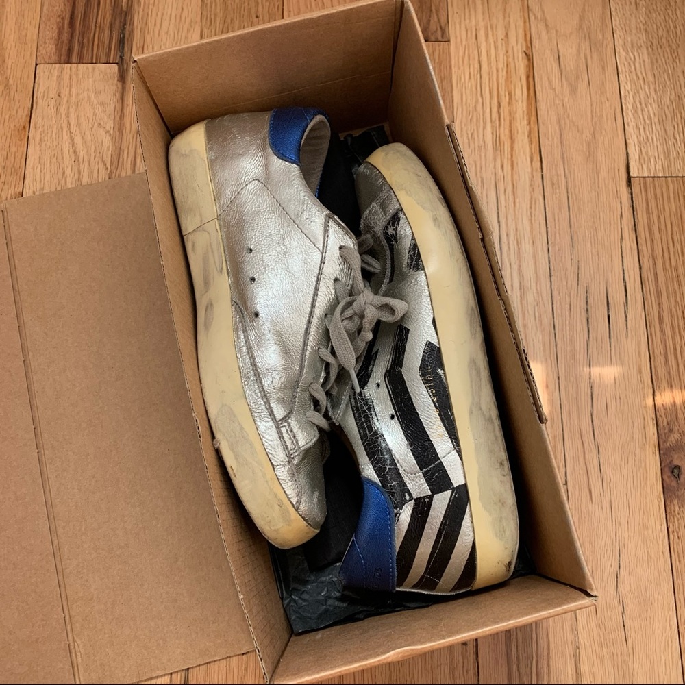 Golden Goose Silver Sneakers - Picture 2 of 11